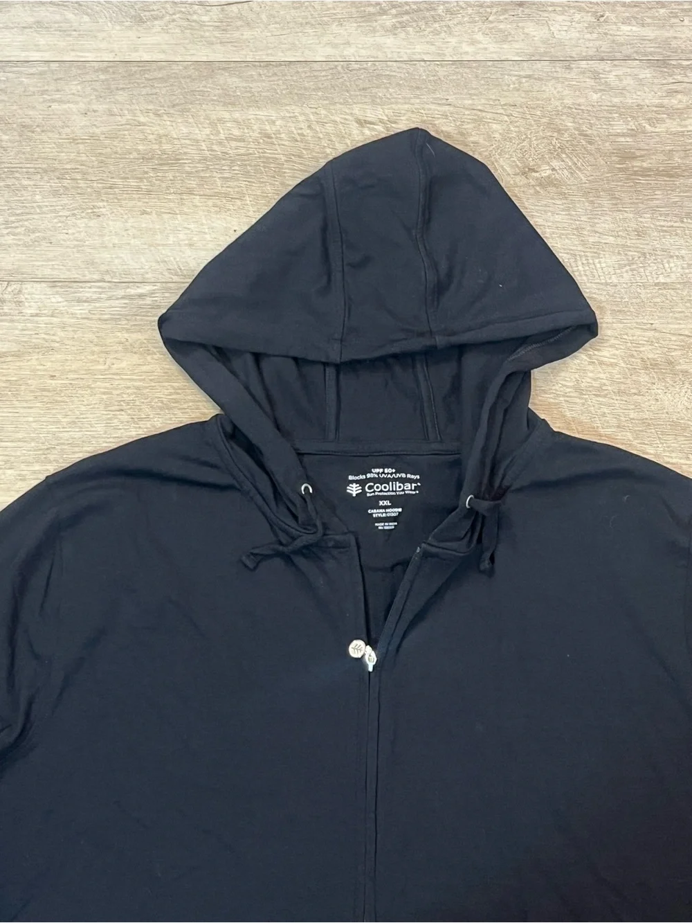 Coolibar Women’s UPF 50+ Black Long Cabana Hoodie Size XXL - Picture 7 of 11